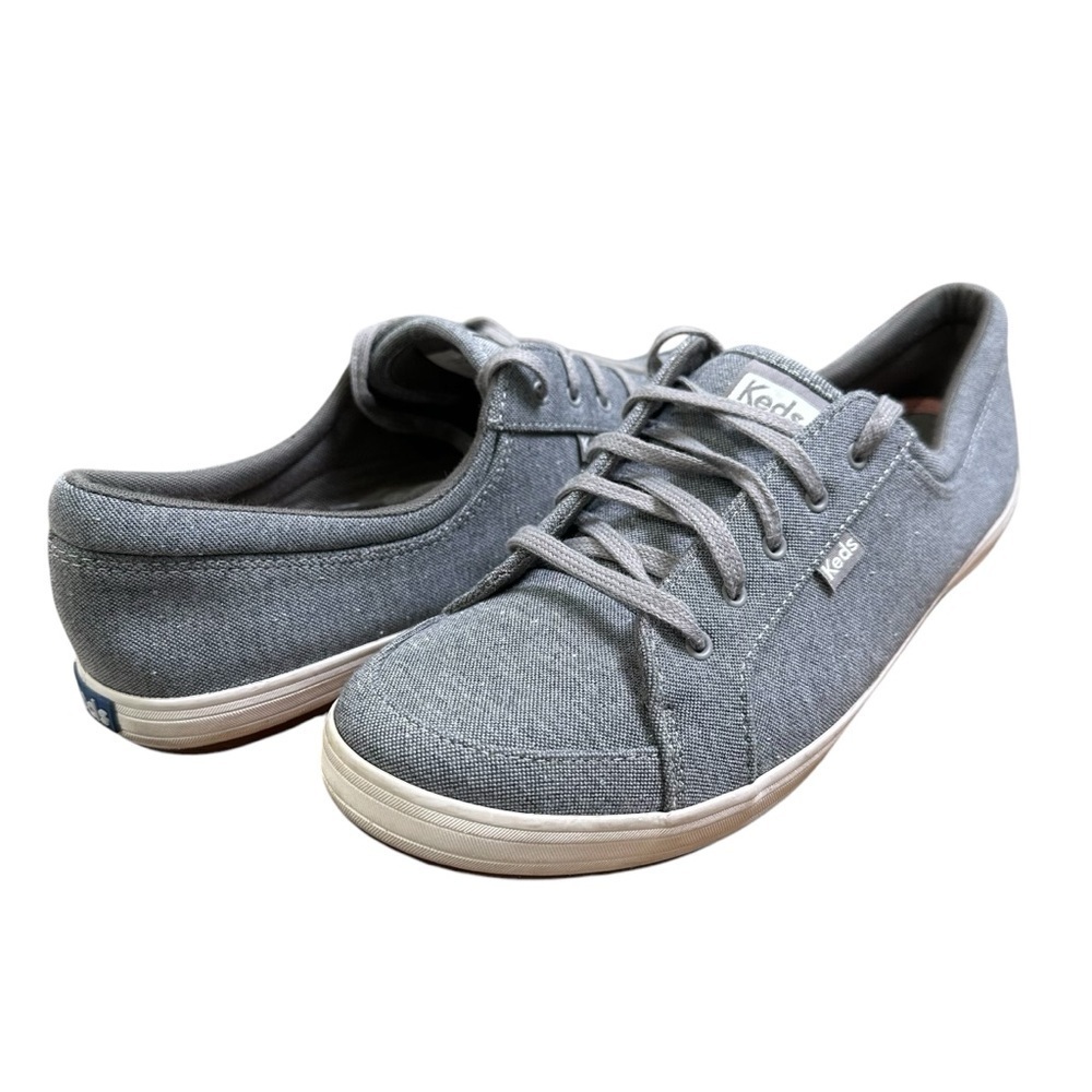 Keds Women’s US11 Ortholite Gray Canvas Lace Up Sneakers